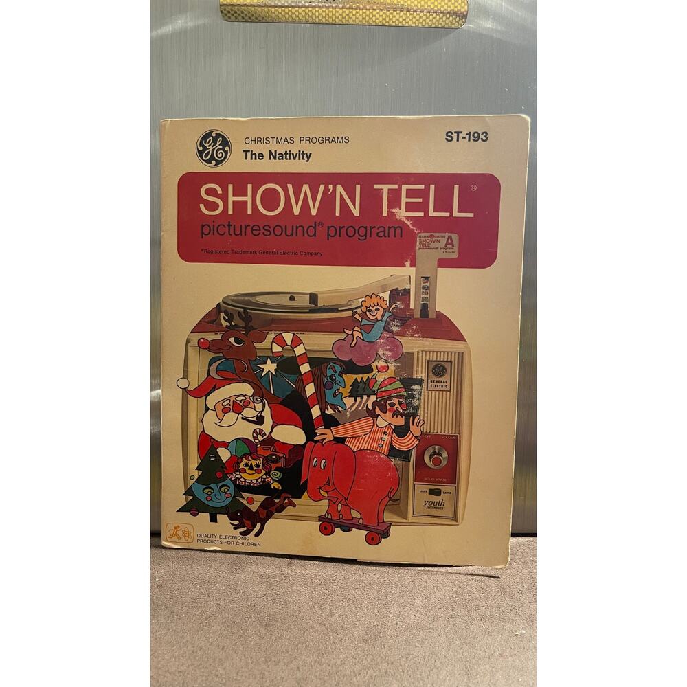 The Nativity Show 'N Tell Vintage Record Picturesound Program As Is As Shown
